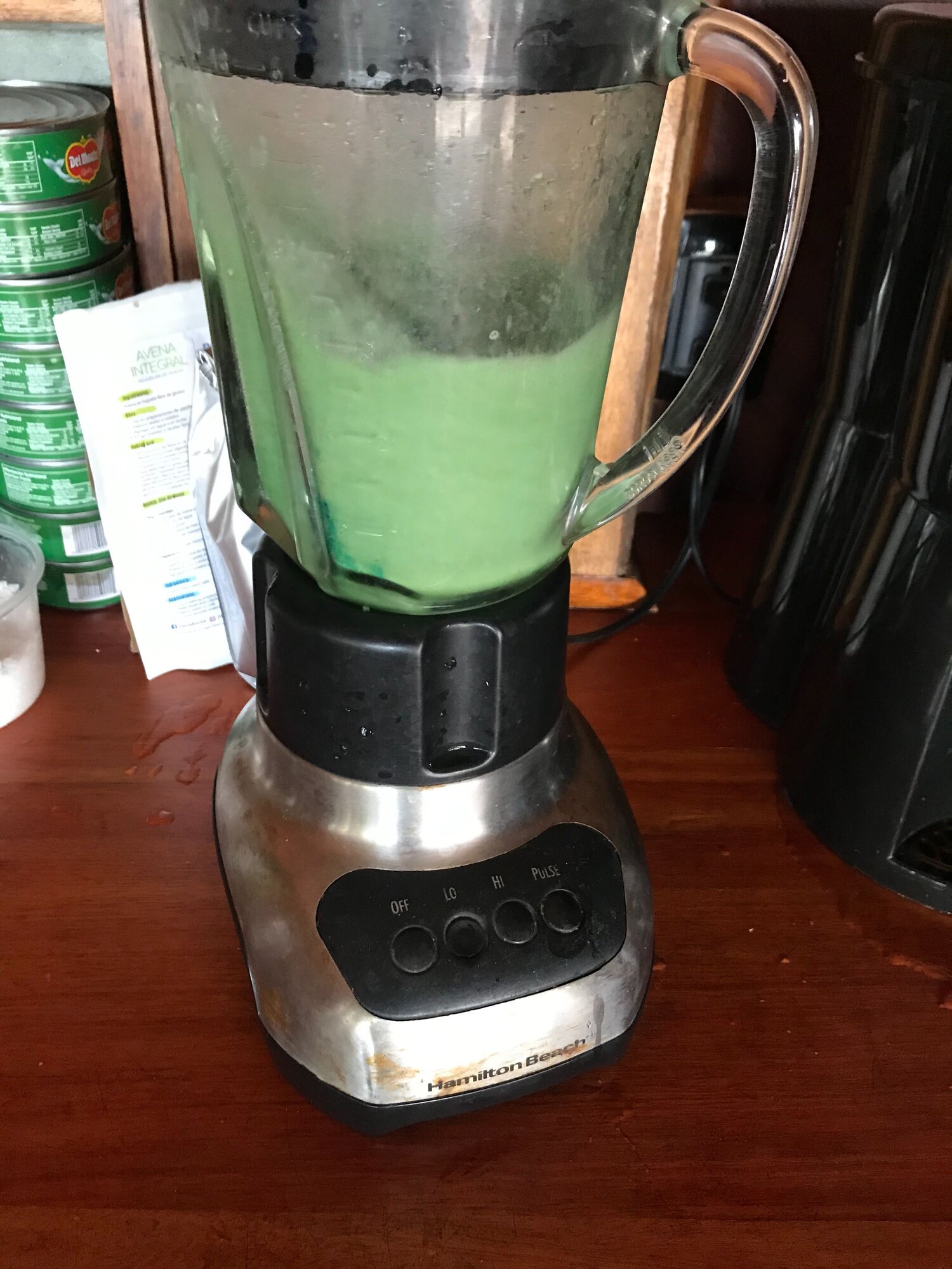 Cleaning a blender after methylene blue is a challenge
